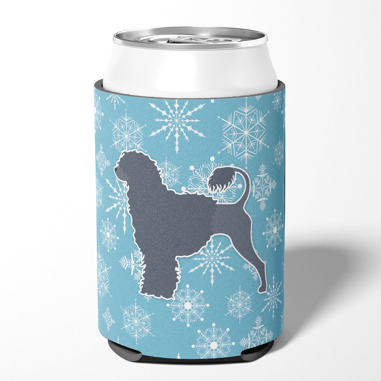 Winter Snowflake Portuguese Water Dog Can or Bottle Hugger BB3568CC  the-store.com.