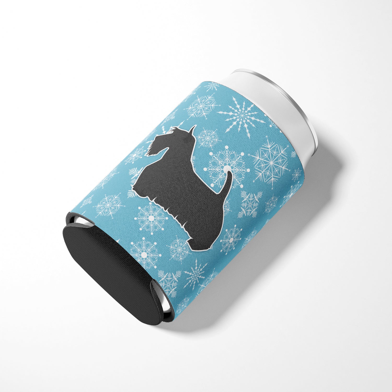 Winter Snowflake Scottish Terrier Can ou Bottle Hugger BB3569CC