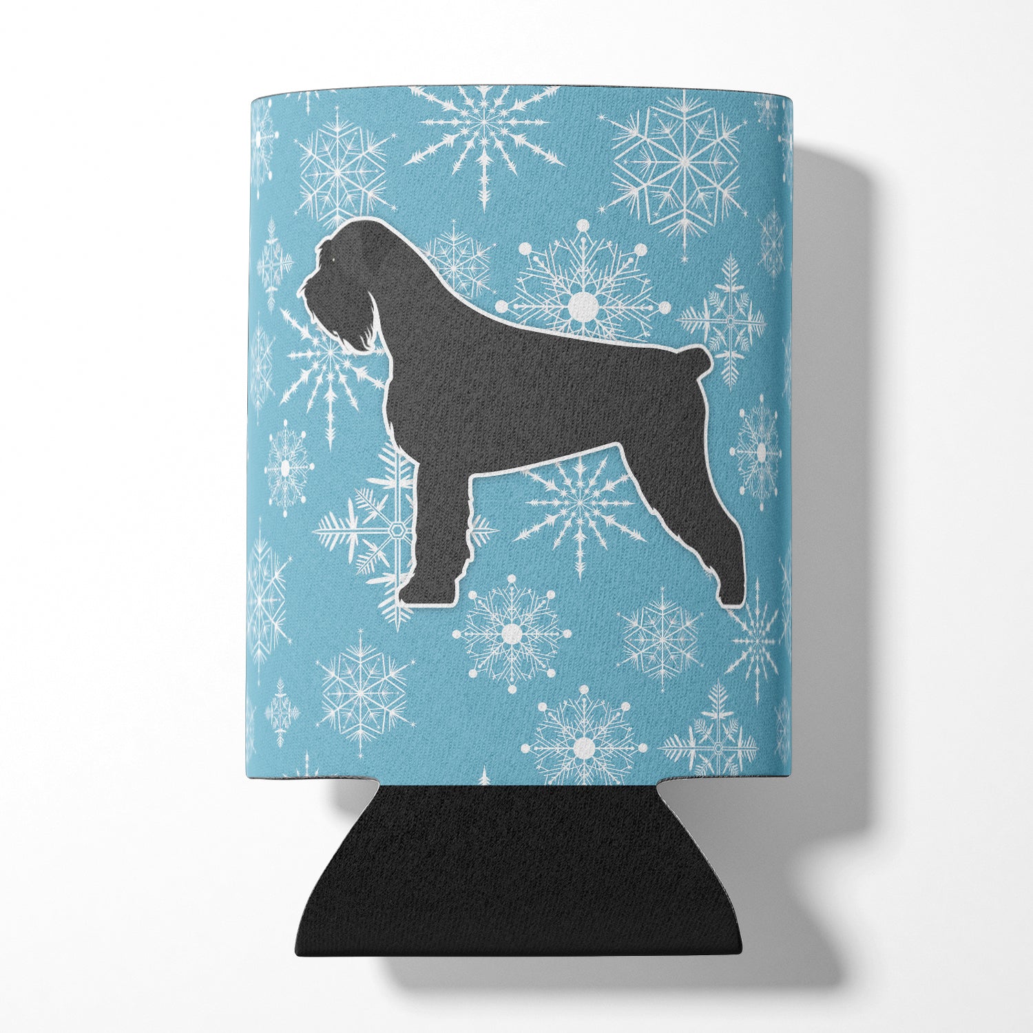 Winter Snowflake Giant Schnauzer Can or Bottle Hugger BB3573CC  the-store.com.