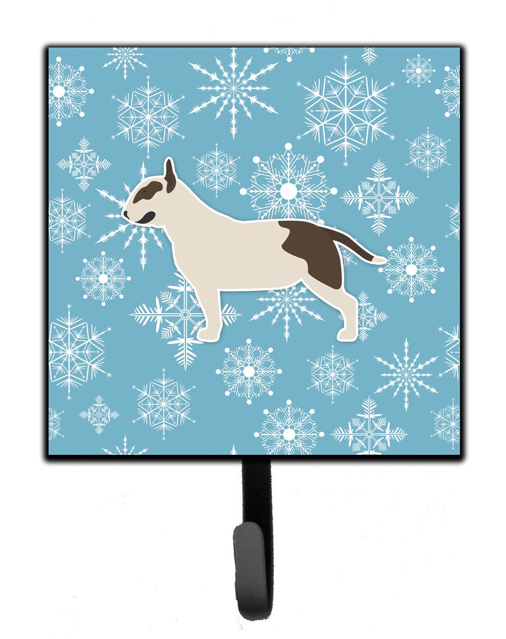 Winter Snowflake Bull Terrier Leash or Key Holder BB3578SH4 by Caroline's Treasures