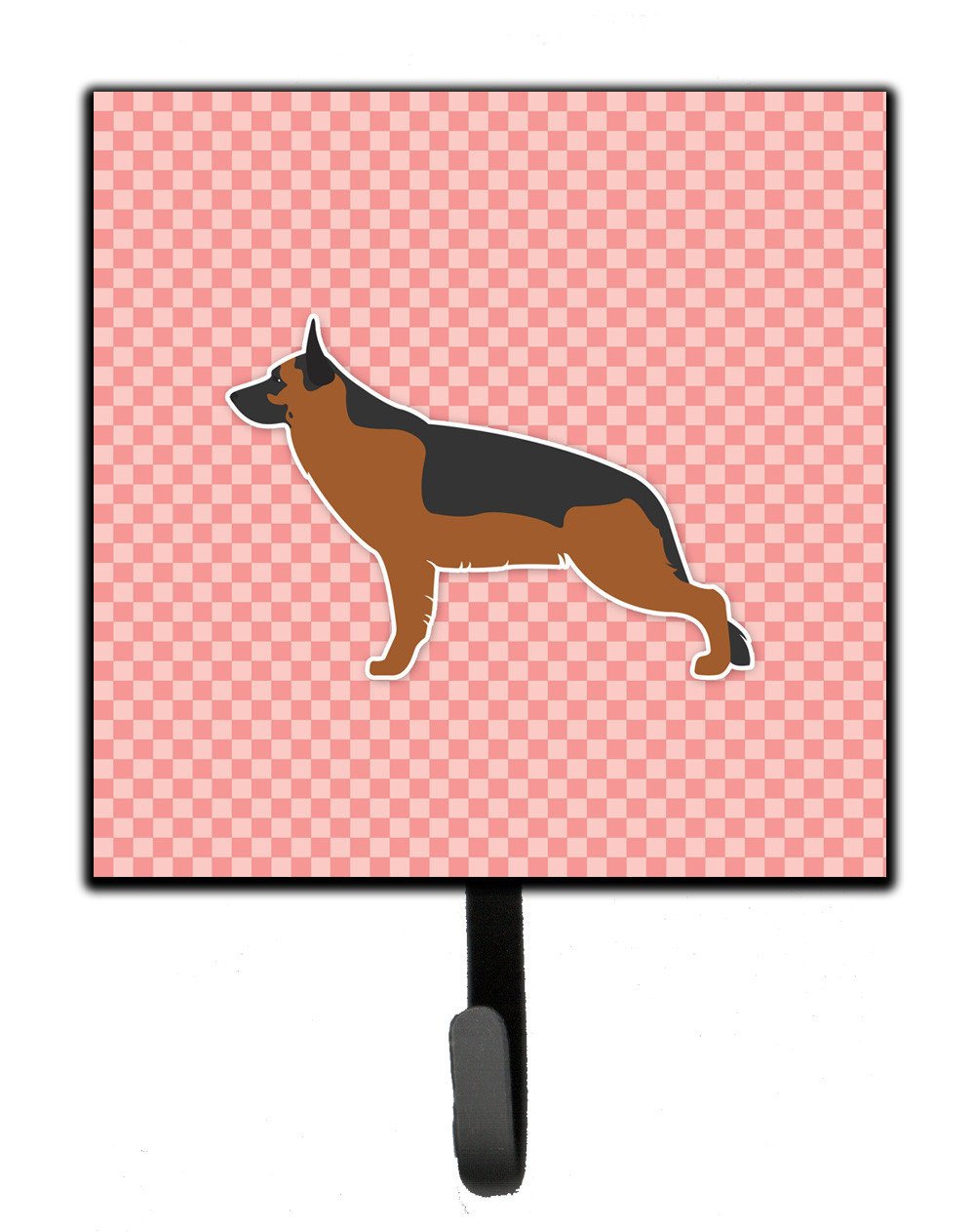 German Shepherd Checkerboard Pink Leash or Key Holder BB3624SH4 by Caroline&#39;s Treasures