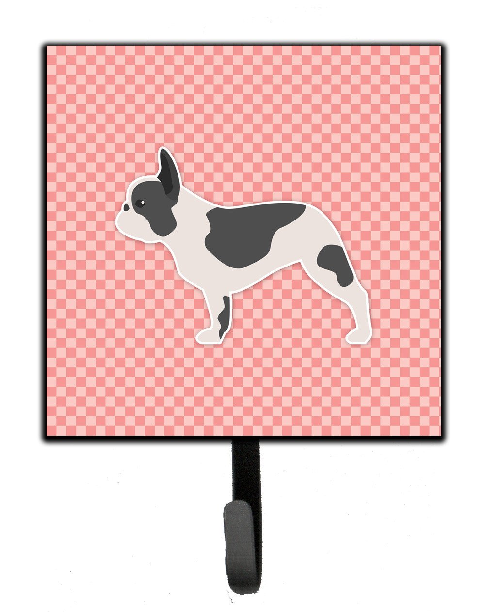 French Bulldog Checkerboard Pink Leash or Key Holder BB3641SH4 by Caroline's Treasures
