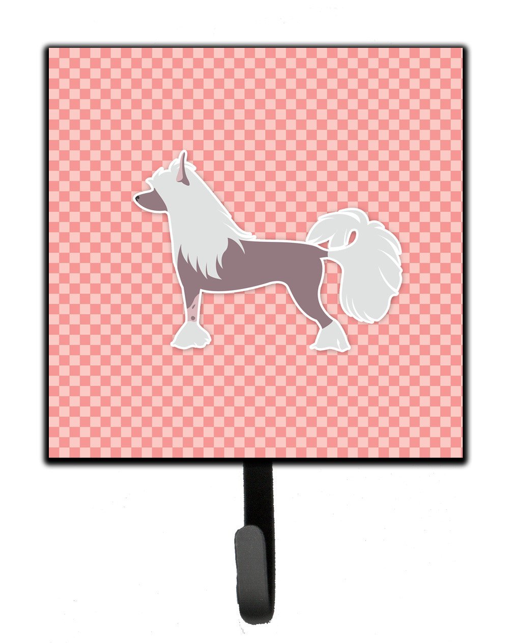 Chinese Crested Checkerboard Pink Leash or Key Holder BB3643SH4 by Caroline&#39;s Treasures