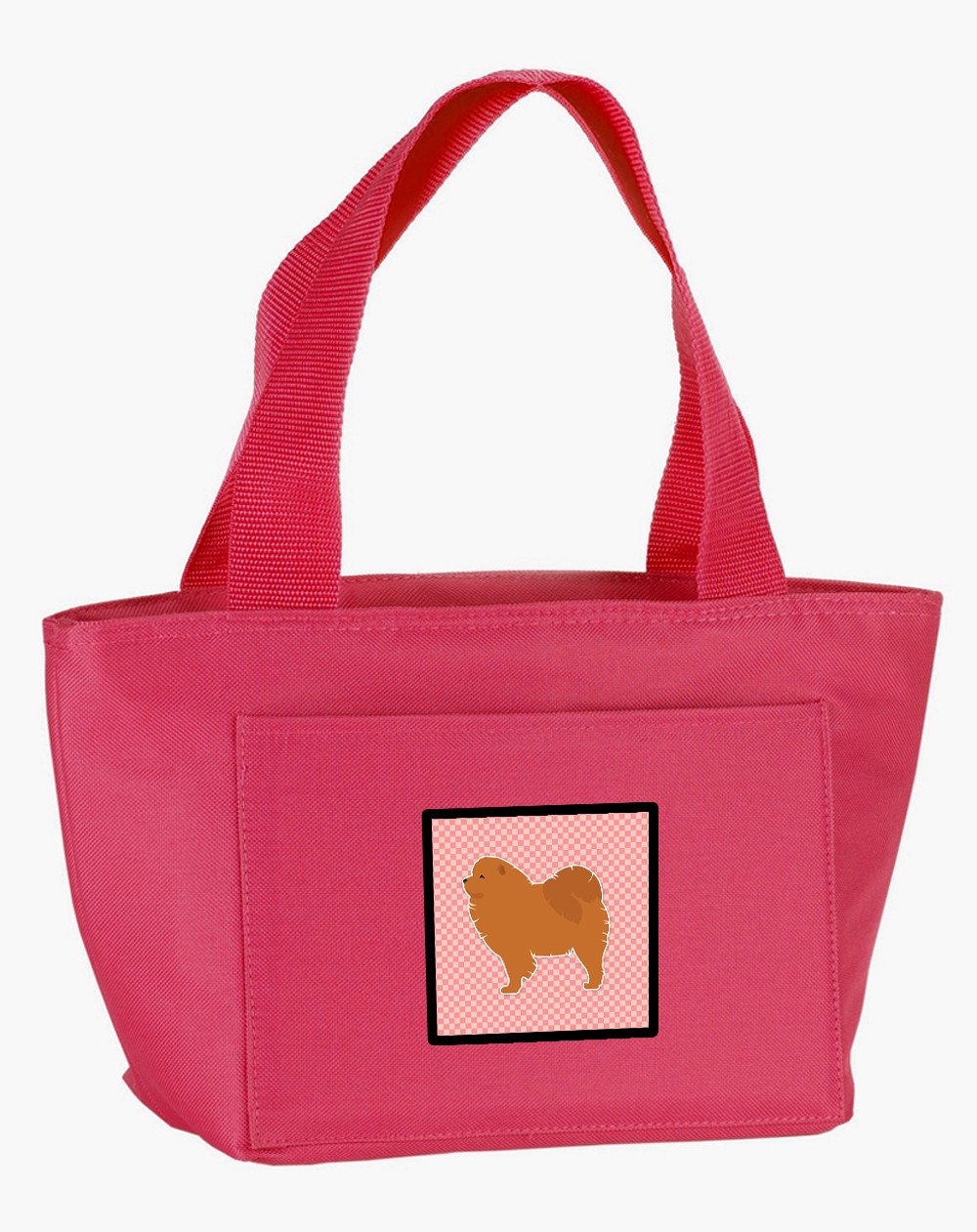 Chow Chow Checkerboard Pink Lunch Bag BB3651PK-8808 by Caroline&#39;s Treasures