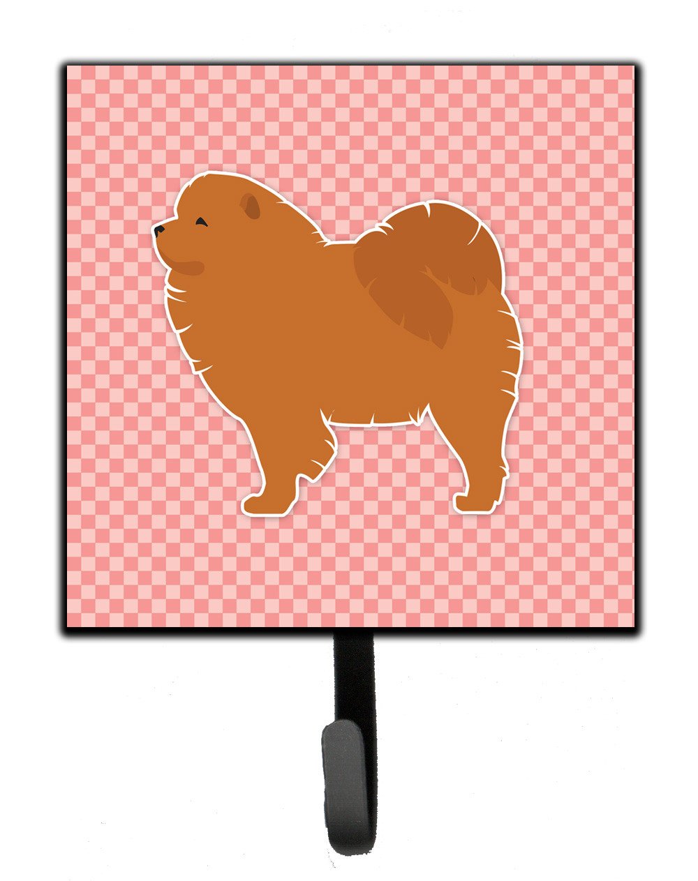 Chow Chow Checkerboard Pink Leash or Key Holder BB3651SH4 by Caroline&#39;s Treasures