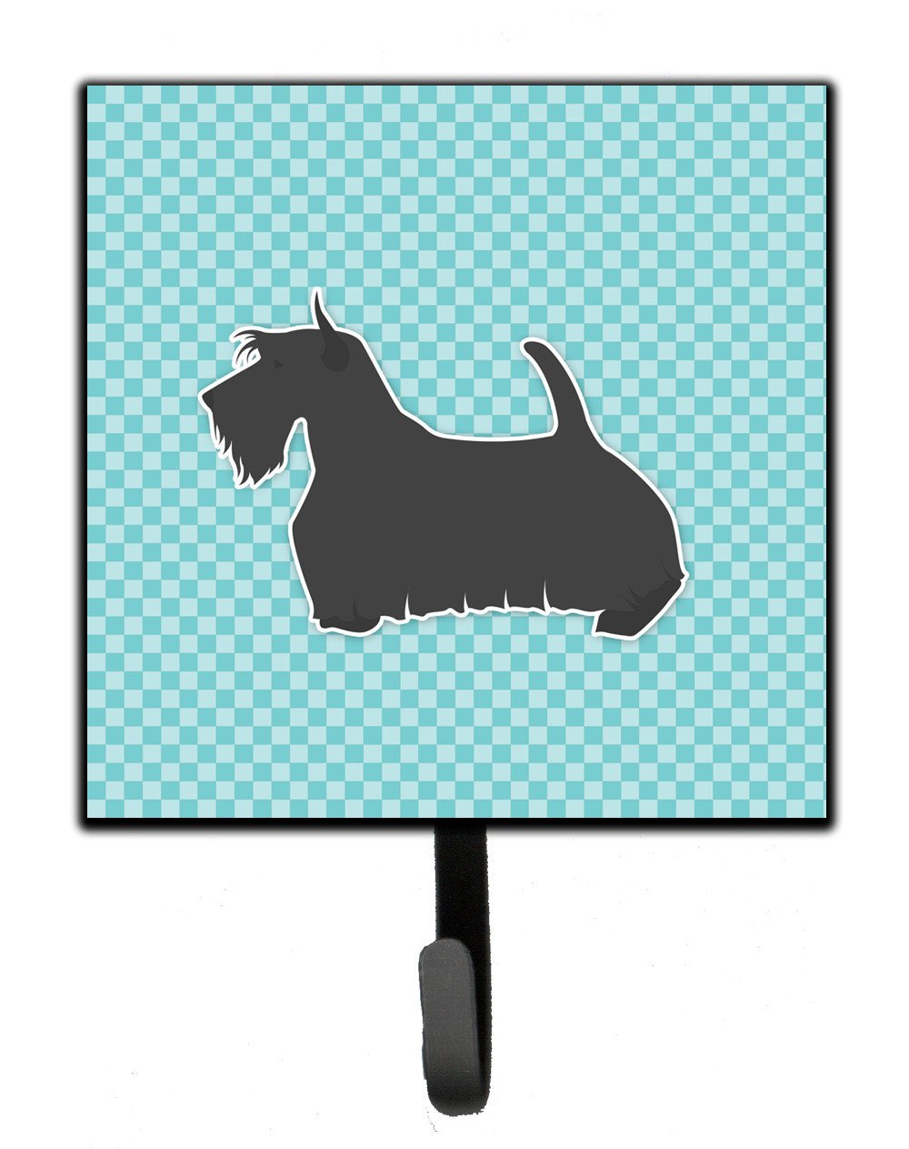 Scottish Terrier Checkerboard Blue Leash or Key Holder BB3769SH4 by Caroline&#39;s Treasures