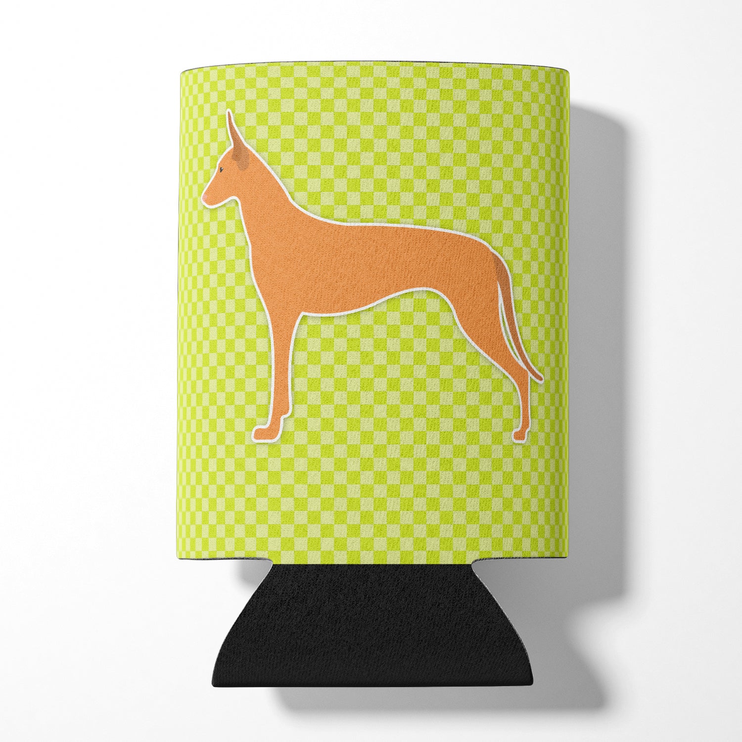 Pharaoh Hound Checkerboard Green Can or Bottle Hugger BB3788CC  the-store.com.