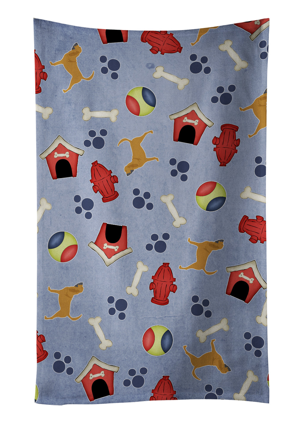 Bloodhound Dog House Collection Kitchen Towel BB3884KTWL - the-store.com