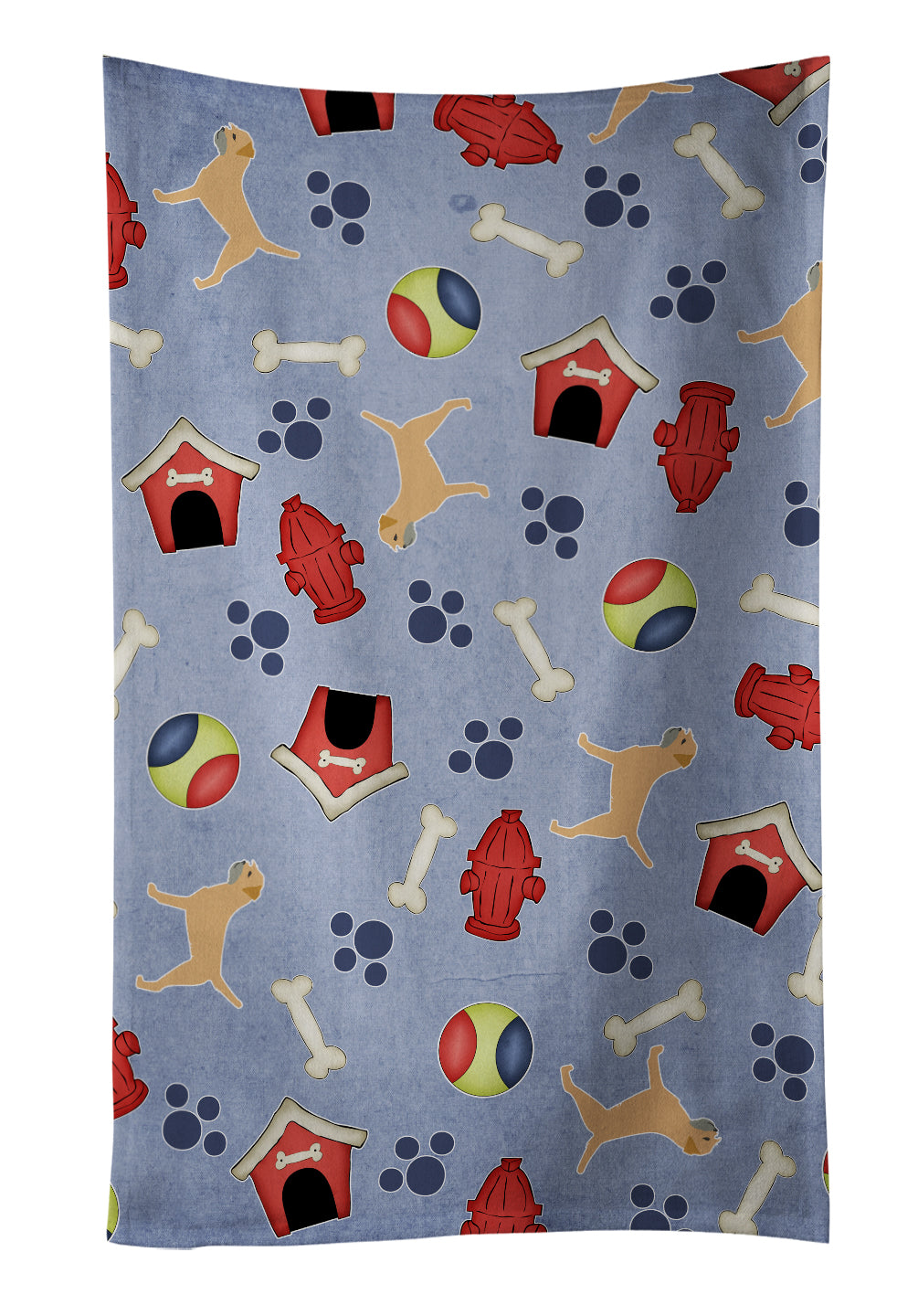 Border Terrier Dog House Collection Kitchen Towel BB3889KTWL - the-store.com