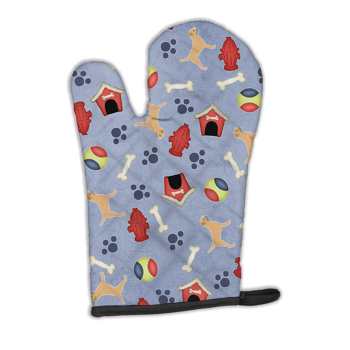 Border Terrier Dog House Collection Oven Mitt BB3889OVMT  the-store.com.