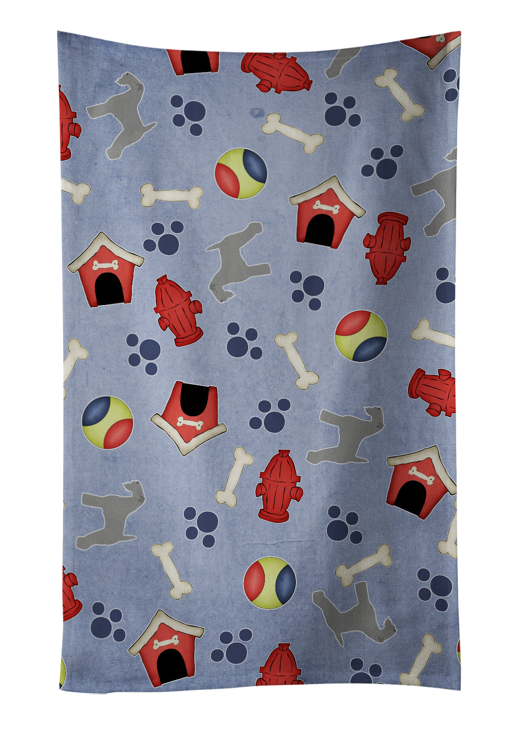 Kerry Blue Terrier Dog House Collection Kitchen Towel BB3892KTWL - the-store.com