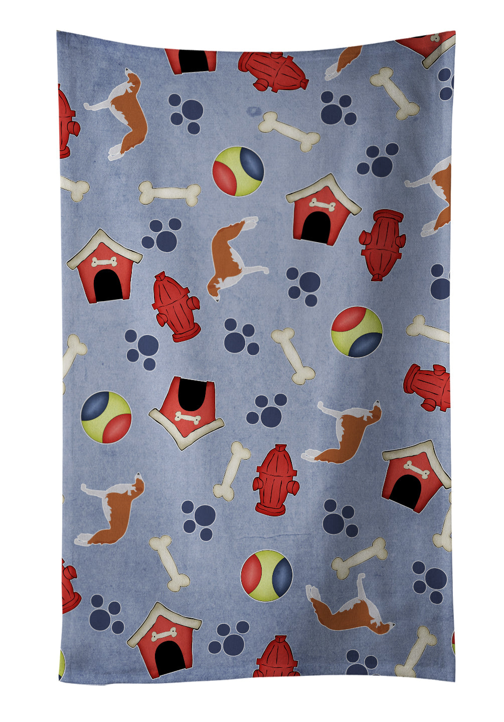 Borzoi Russian Greyhound Dog House Collection Kitchen Towel BB3899KTWL - the-store.com