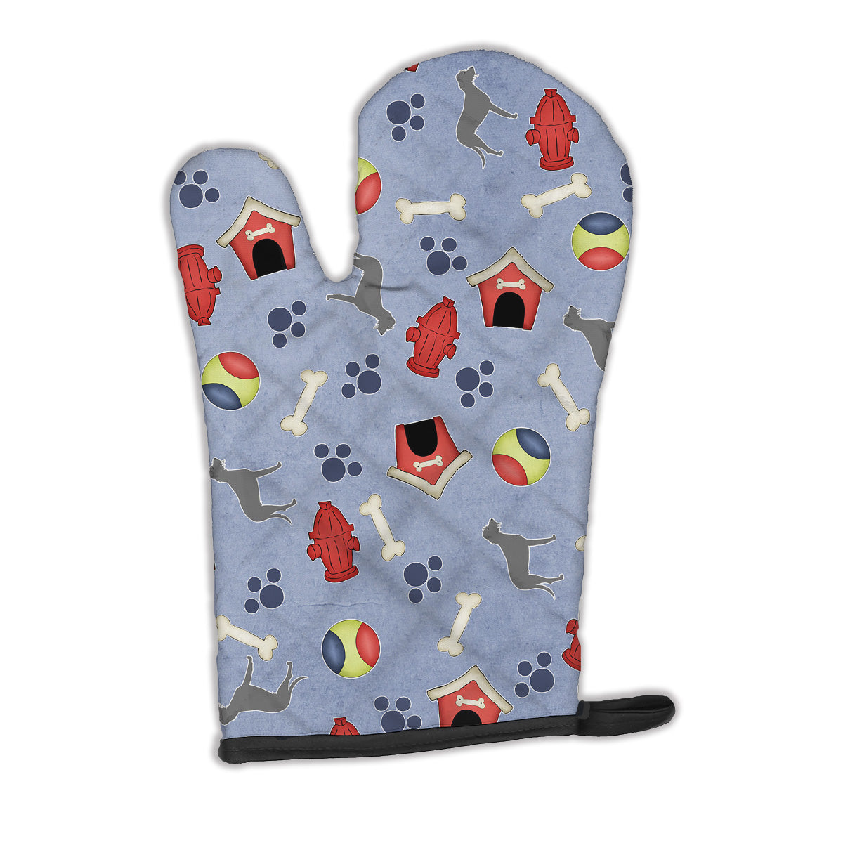 Irish Wolfhound Dog House Collection Oven Mitt BB3903OVMT  the-store.com.