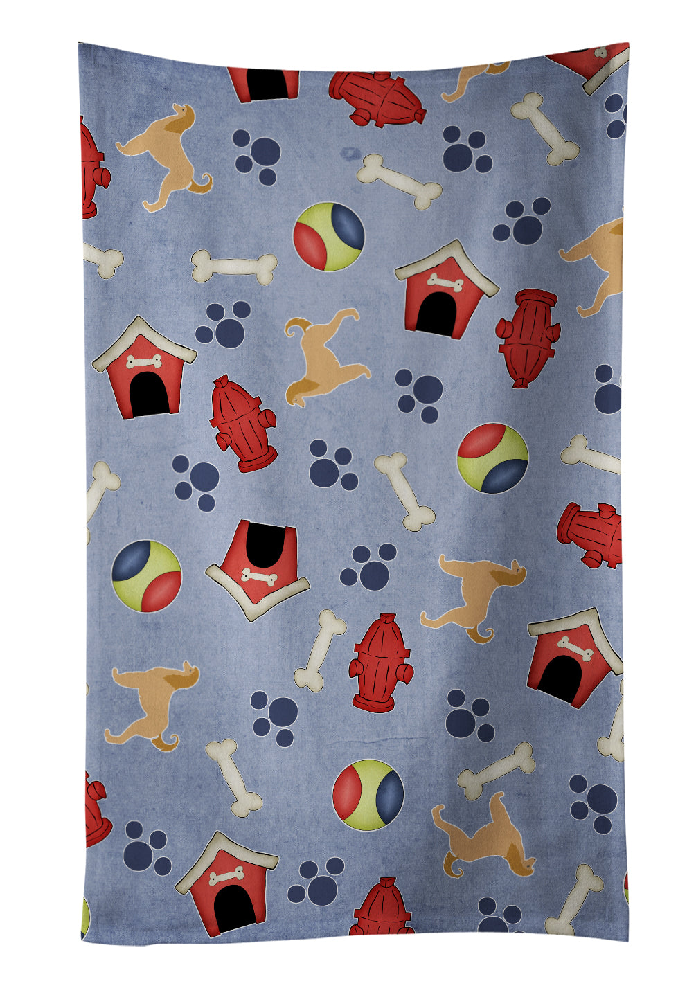 Afghan Hound Dog House Collection Kitchen Towel BB3906KTWL - the-store.com