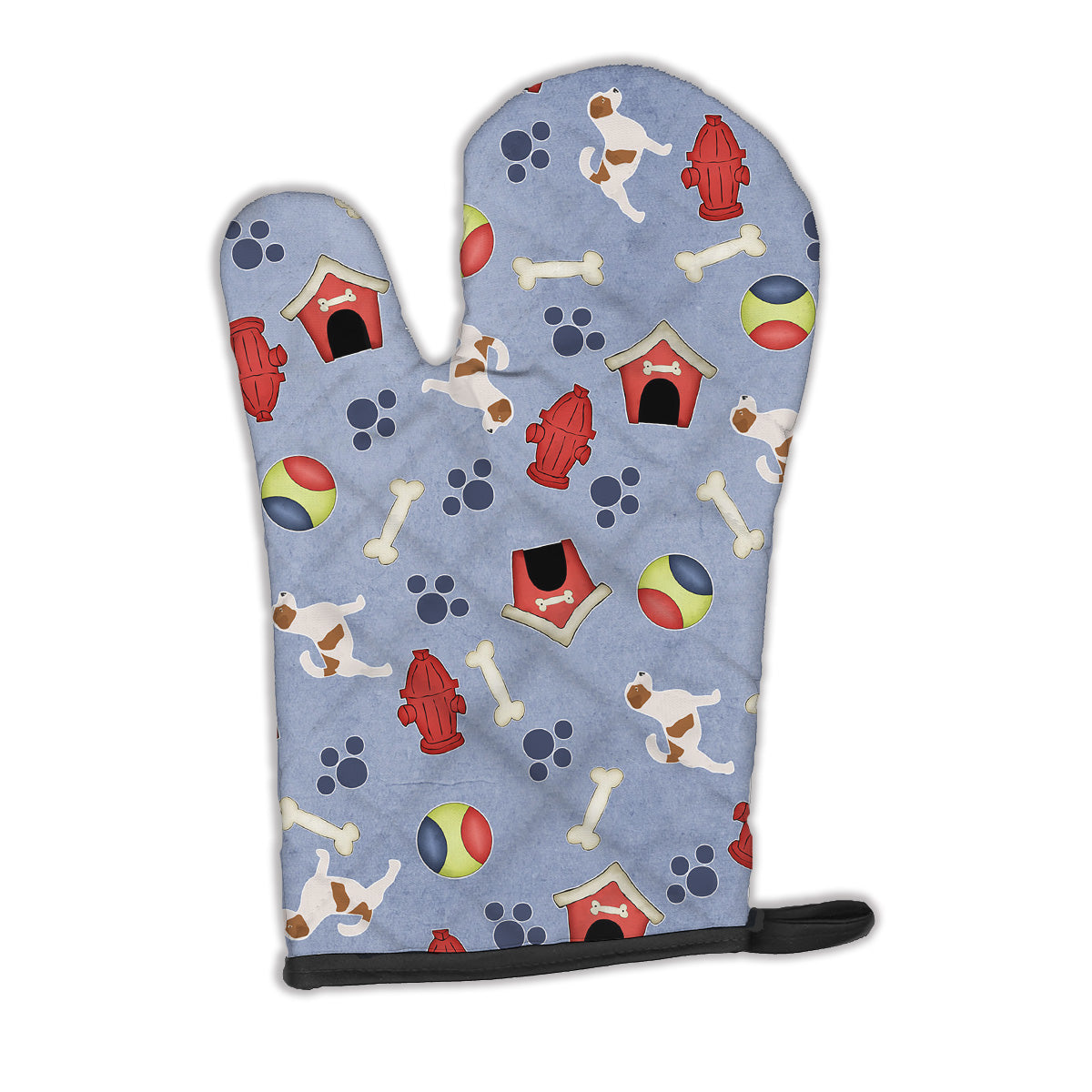 Jack Russell Terrier Dog House Collection Oven Mitt BB3907OVMT  the-store.com.
