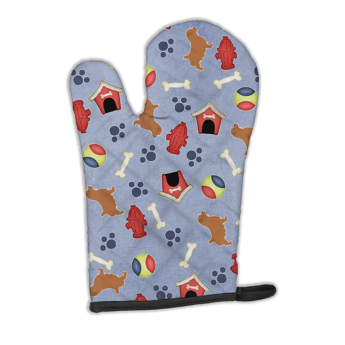 Norfolk Terrier Dog House Collection Oven Mitt BB3909OVMT  the-store.com.