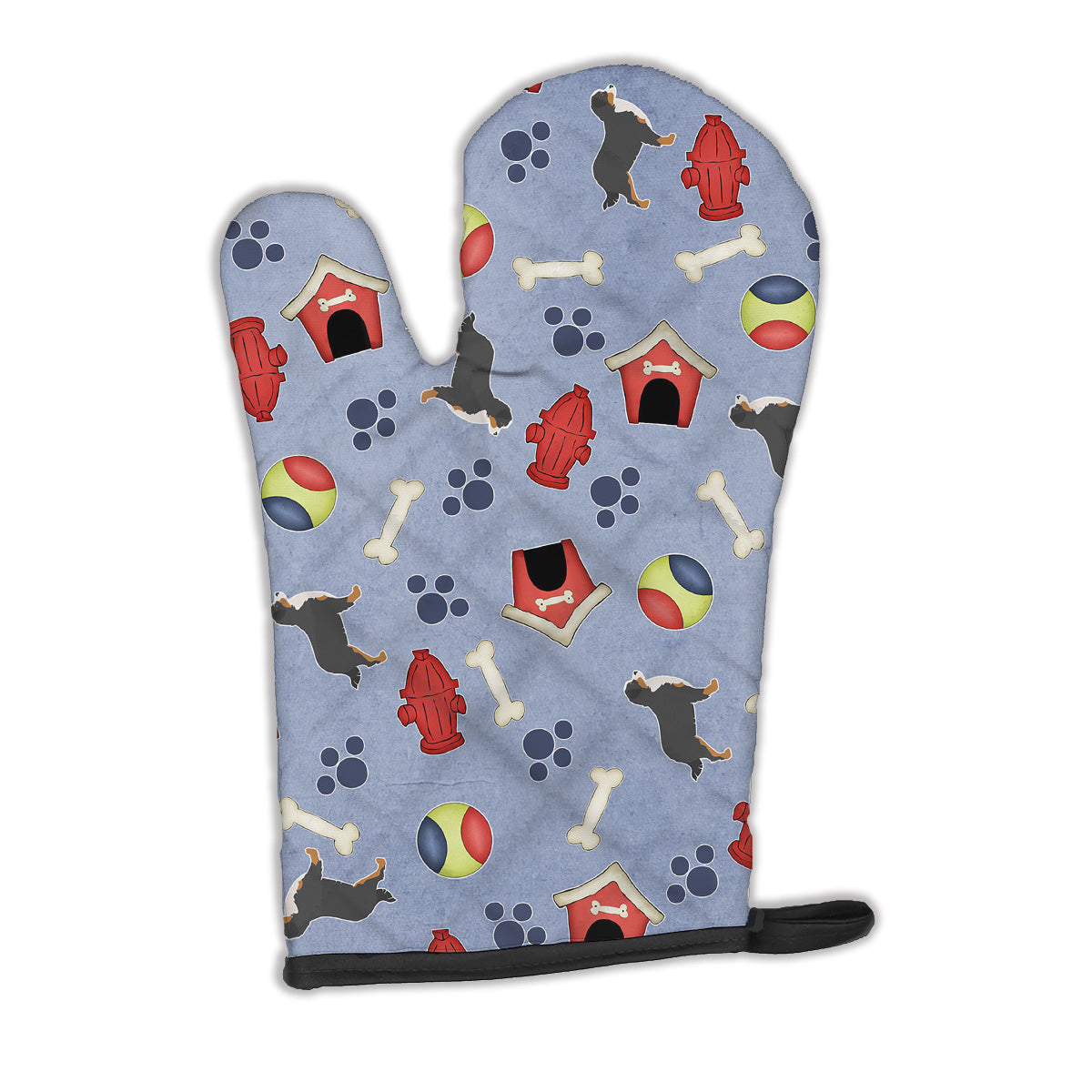 Bernese Mountain Dog Dog House Collection Oven Mitt BB3919OVMT  the-store.com.