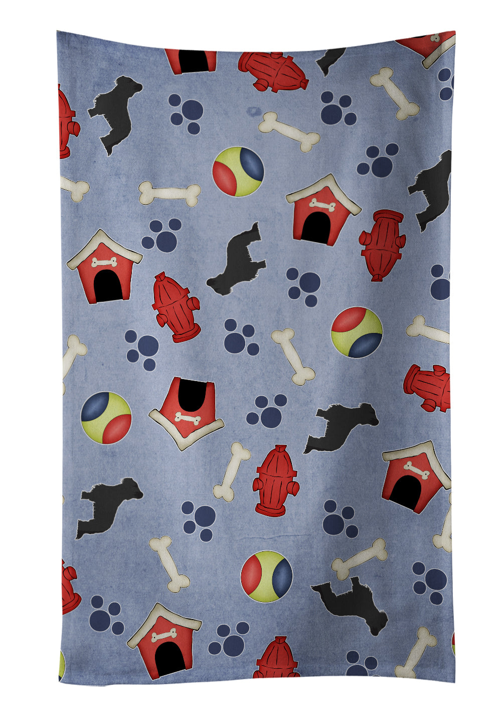 Briard Dog House Collection Kitchen Towel BB3926KTWL - the-store.com