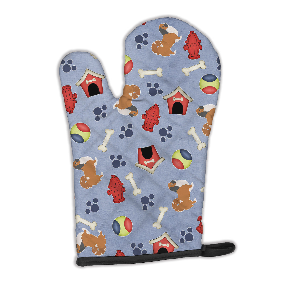 Pekingese Dog House Collection Oven Mitt BB3938OVMT  the-store.com.