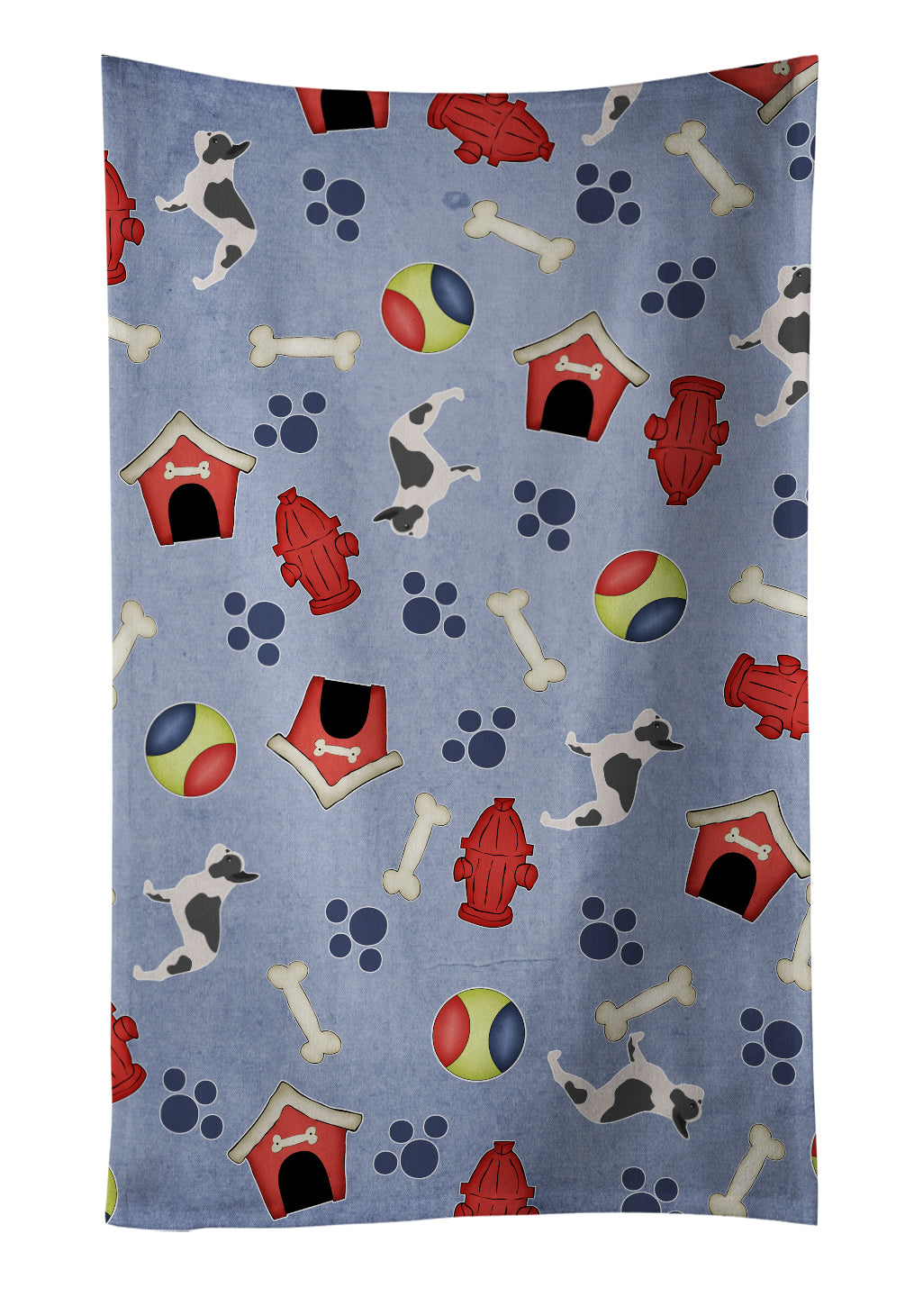 French Bulldog Dog House Collection Kitchen Towel BB3941KTWL - the-store.com