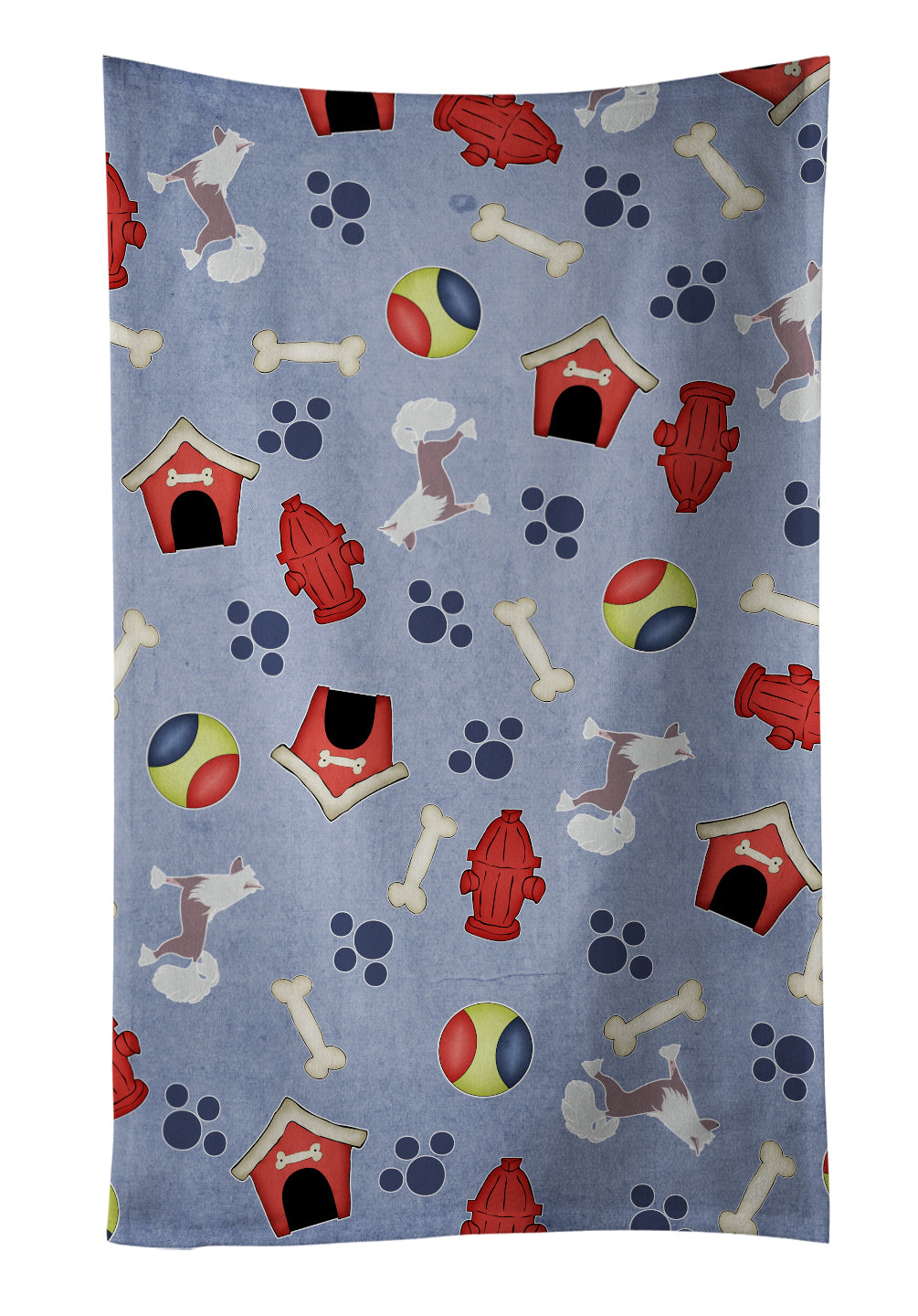 Chinese Crested Dog House Collection Kitchen Towel BB3943KTWL - the-store.com