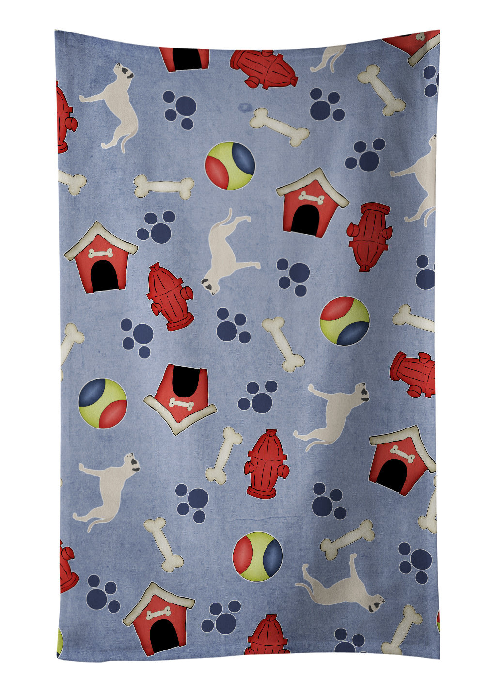 Dogo Argentino Dog House Collection Kitchen Towel BB3967KTWL - the-store.com