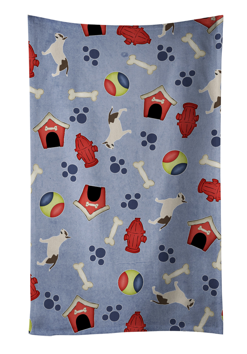 Bull Terrier Dog House Collection Kitchen Towel BB3978KTWL - the-store.com