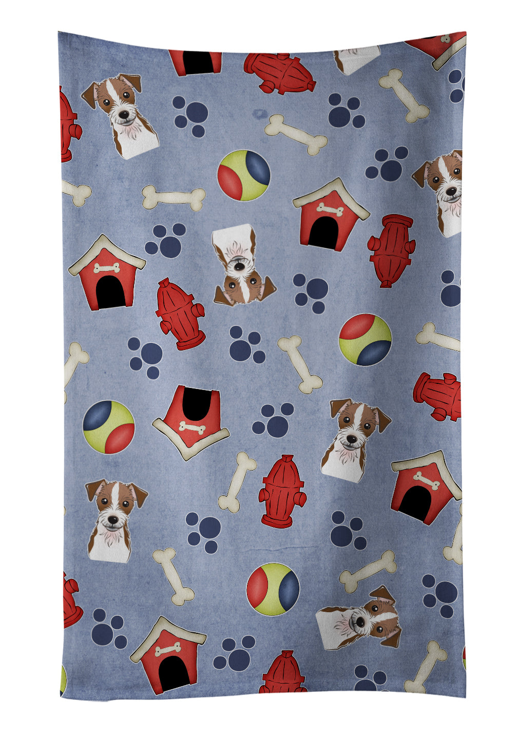 Dog House Collection Jack Russell Terrier Kitchen Towel BB3981KTWL - the-store.com
