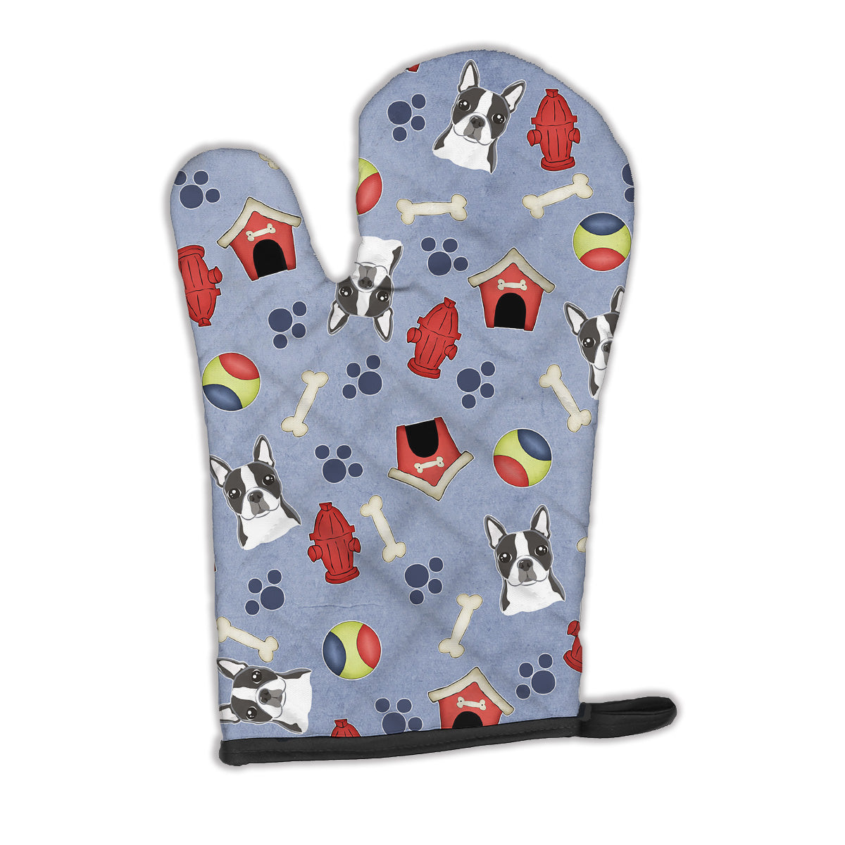Dog House Collection Boston Terrier Oven Mitt BB3982OVMT  the-store.com.