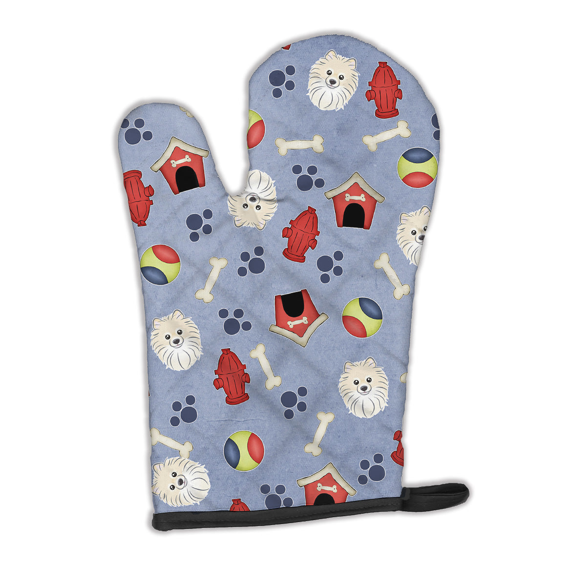 Dog House Collection Pomeranian Oven Mitt BB3986OVMT  the-store.com.