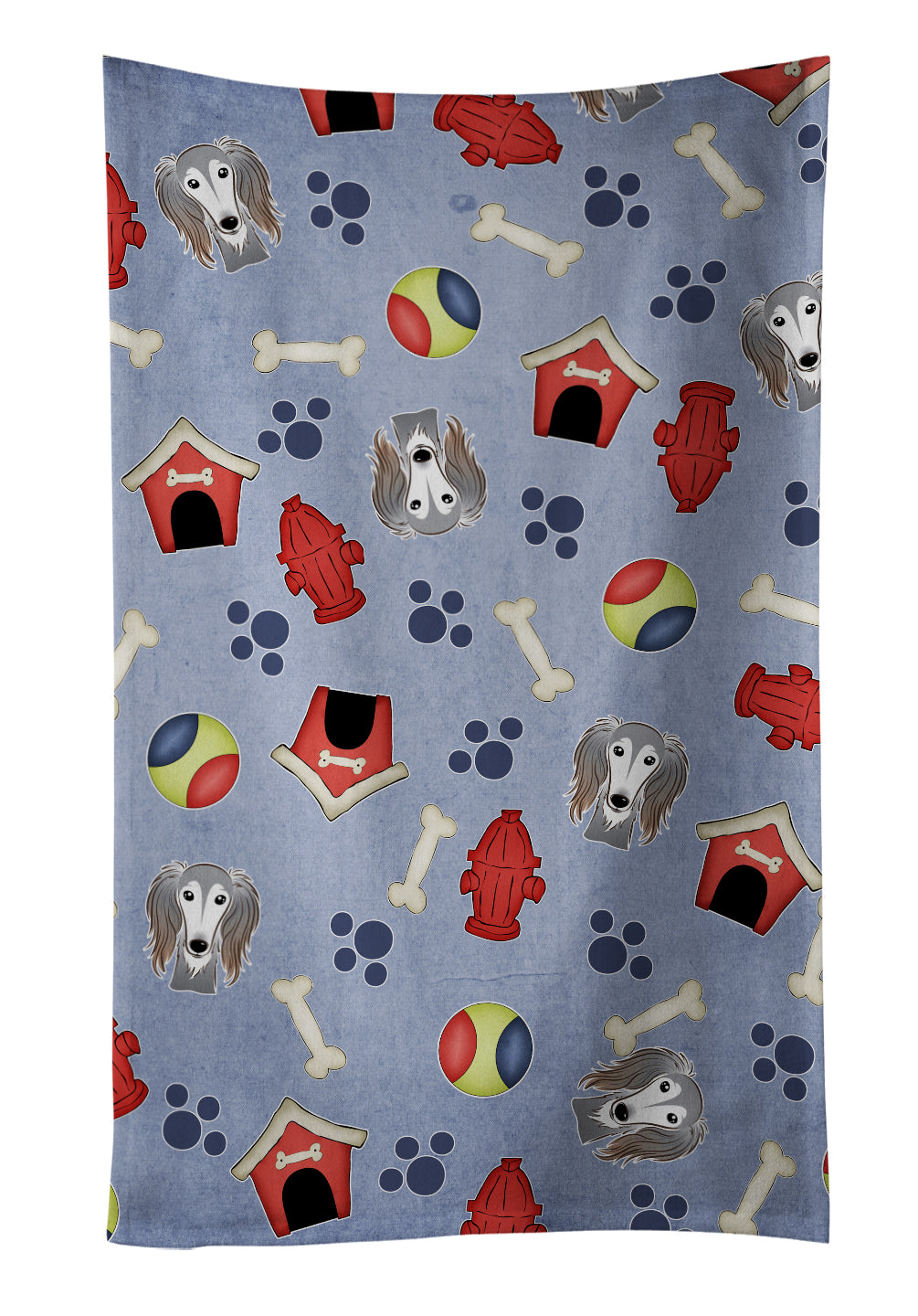 Dog House Collection Saluki Kitchen Towel BB4008KTWL - the-store.com