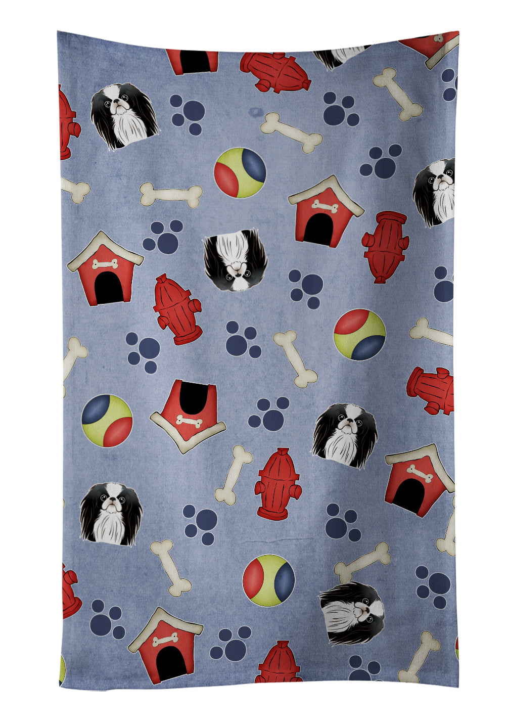 Dog House Collection Japanese Chin Kitchen Towel BB4009KTWL - the-store.com