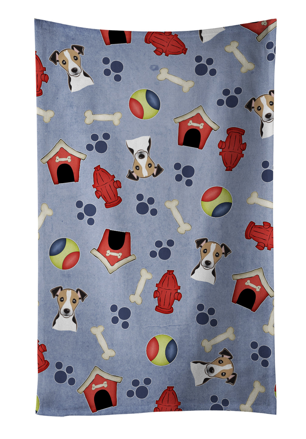 Dog House Collection Jack Russell Terrier Kitchen Towel BB4040KTWL - the-store.com