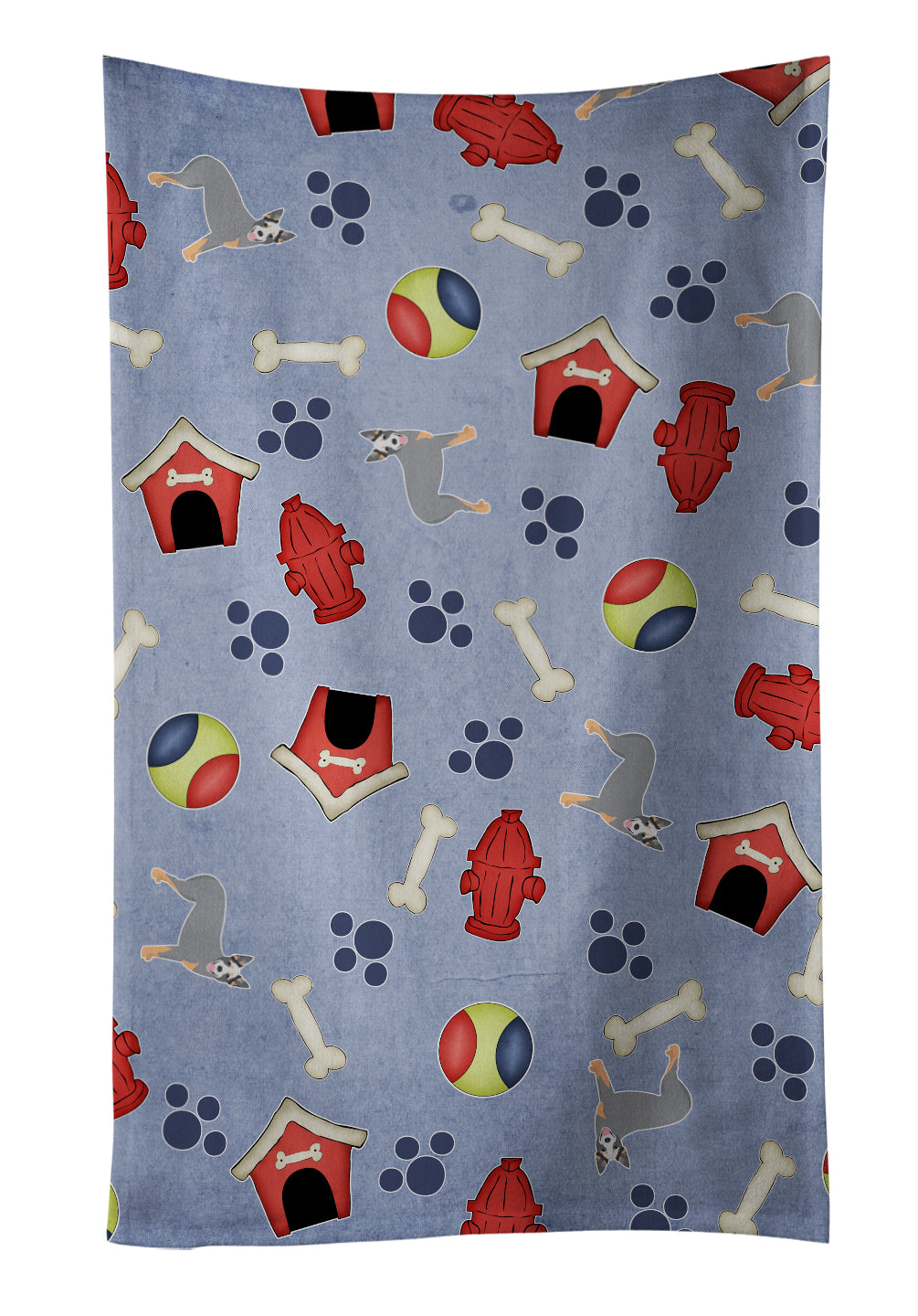 Dog House Collection Australian Cattle Dog Kitchen Towel BB4044KTWL - the-store.com