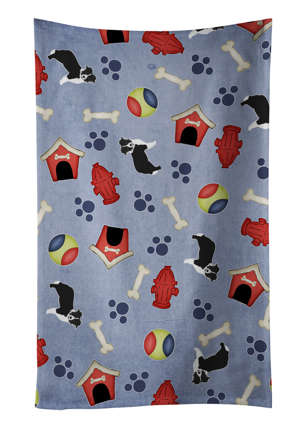 Dog House Collection Border Collie Kitchen Towel BB4051KTWL - the-store.com
