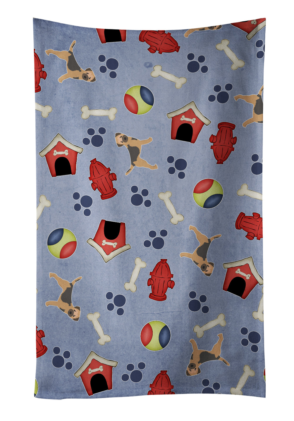 Dog House Collection Border Terrier Kitchen Towel BB4052KTWL - the-store.com