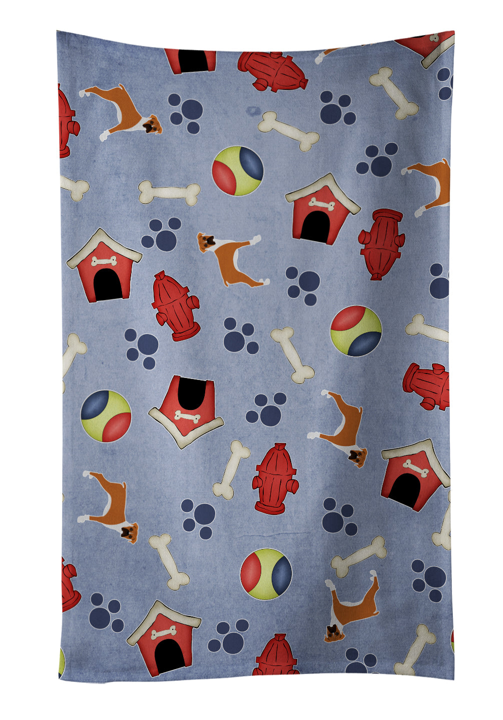 Dog House Collection Boxer Kitchen Towel BB4054KTWL - the-store.com
