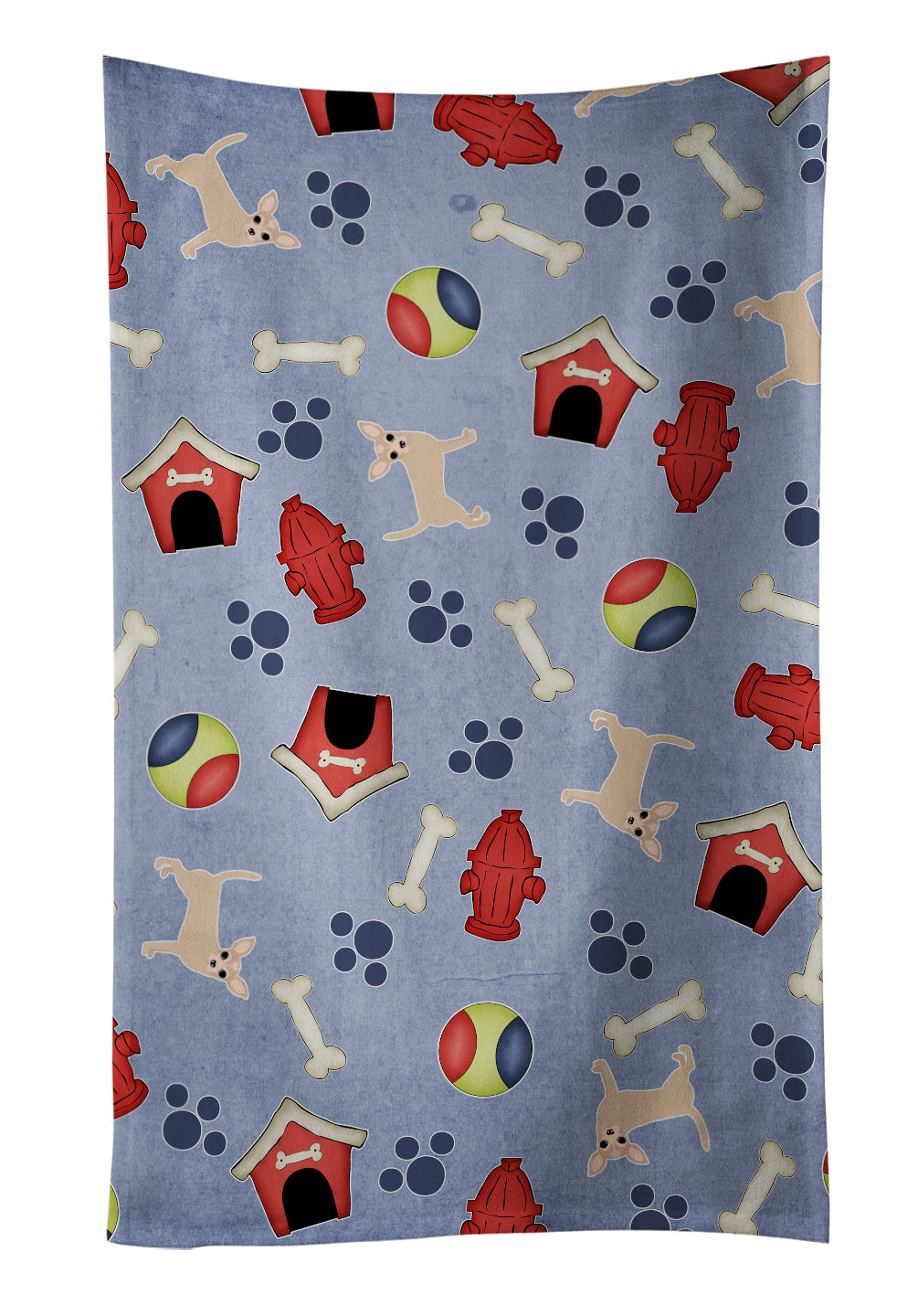 Dog House Collection Tan Chihuahua Kitchen Towel BB4074KTWL - the-store.com
