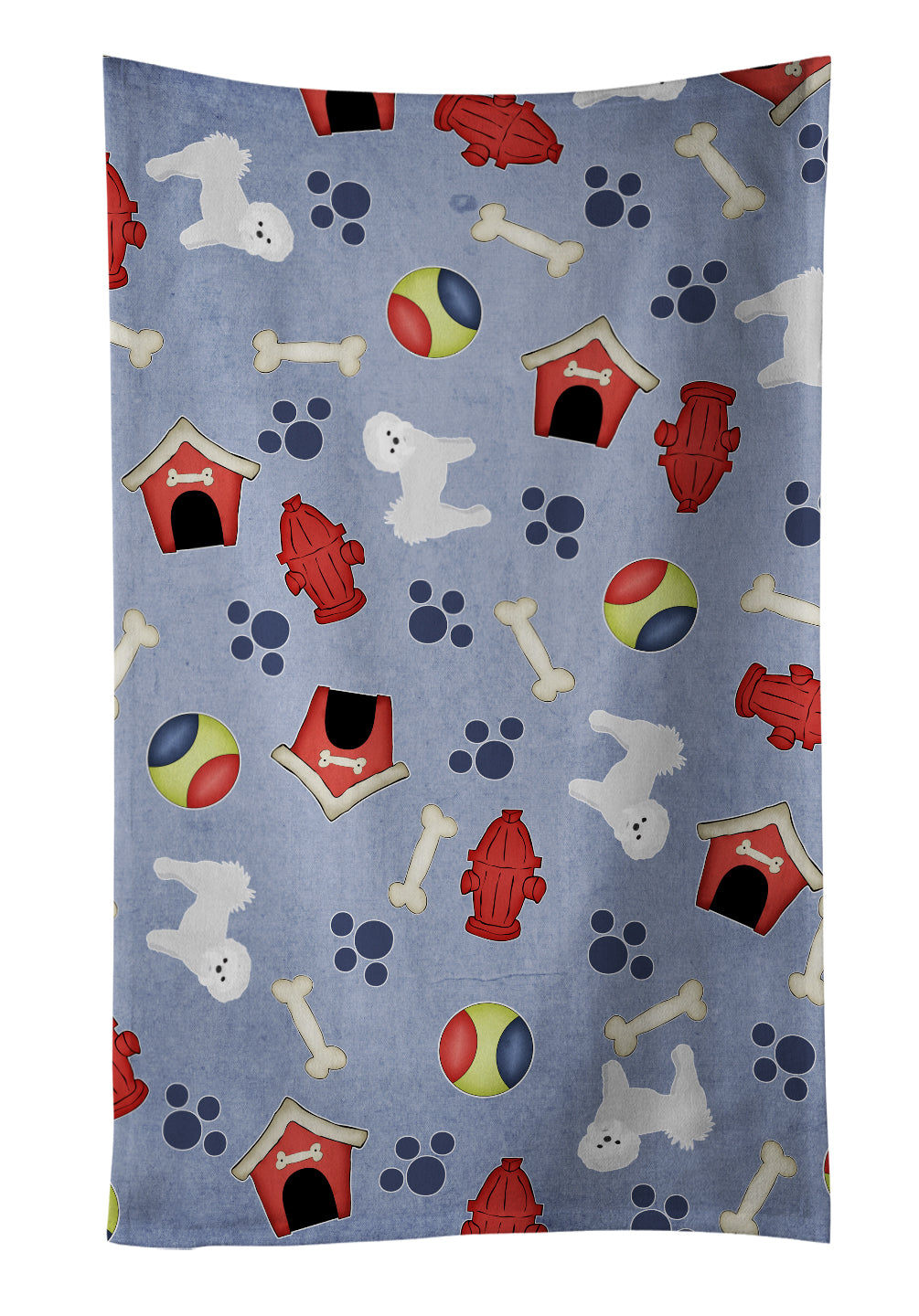 Dog House Collection Maltese Kitchen Towel BB4104KTWL - the-store.com