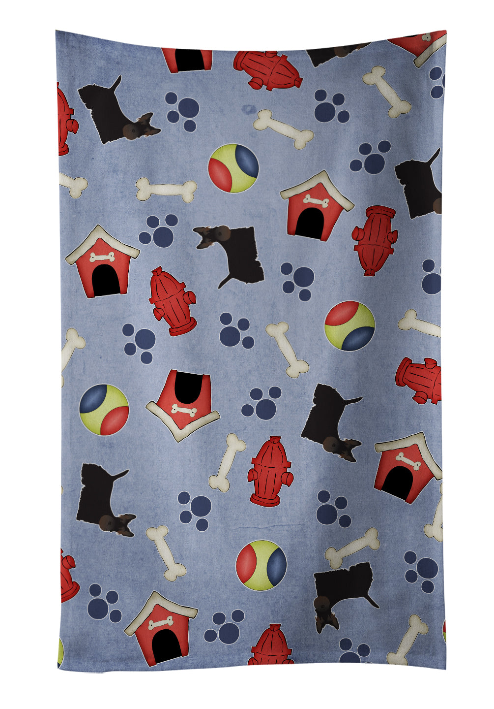 Dog House Collection Scottish Terrier Kitchen Towel BB4117KTWL - the-store.com