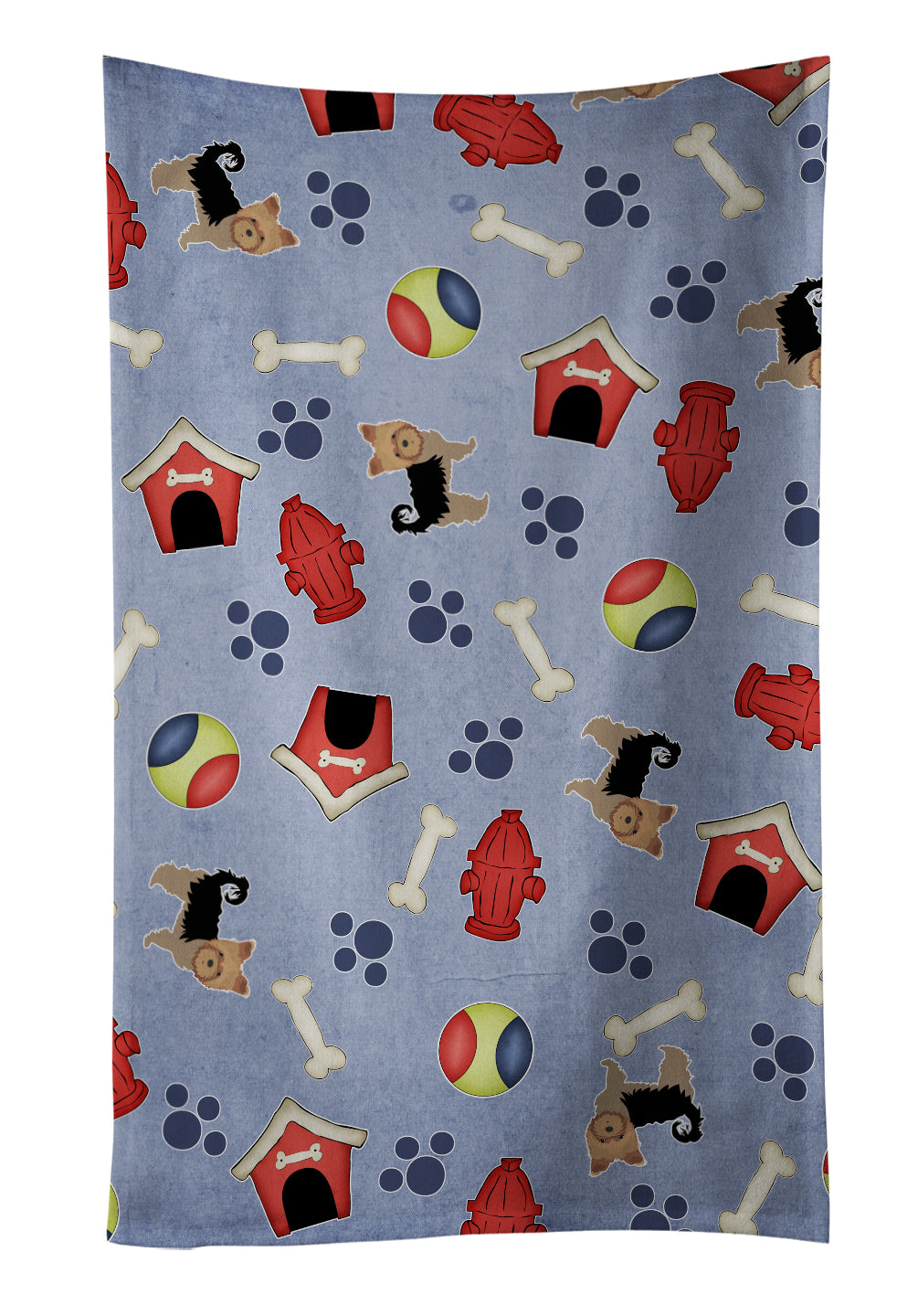 Dog House Collection Yorkshire Terrier Kitchen Towel BB4128KTWL - the-store.com