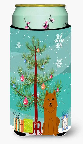 Merry Christmas Tree Karelian Bear Dog Tall Boy Beverage Insulator Hugger BB4147TBC by Caroline's Treasures