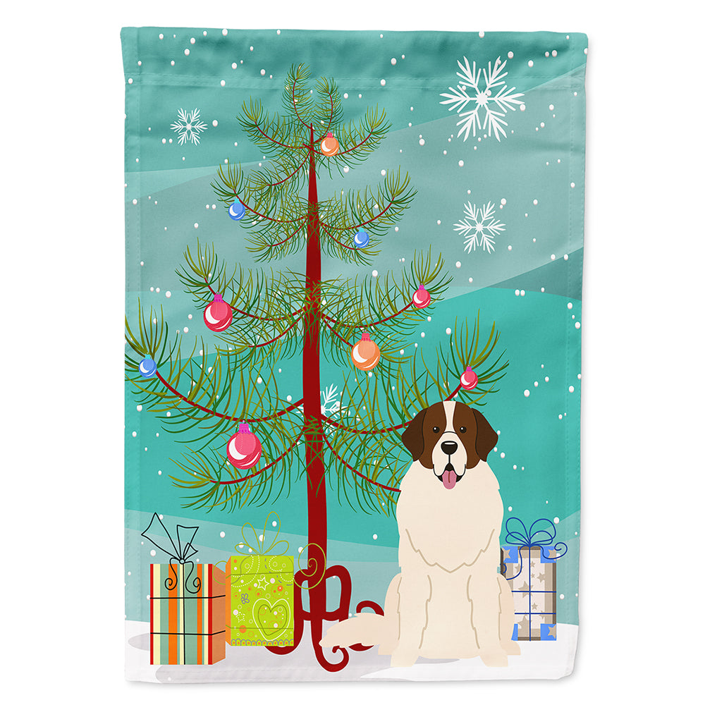Merry Christmas Tree Moscow Watchdog Flag Canvas House Size BB4152CHF