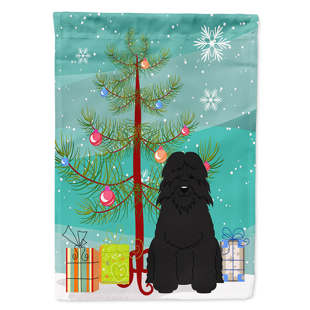 Merry Christmas Tree Bouvier des Flandres Flag Canvas House Size BB4199CHF