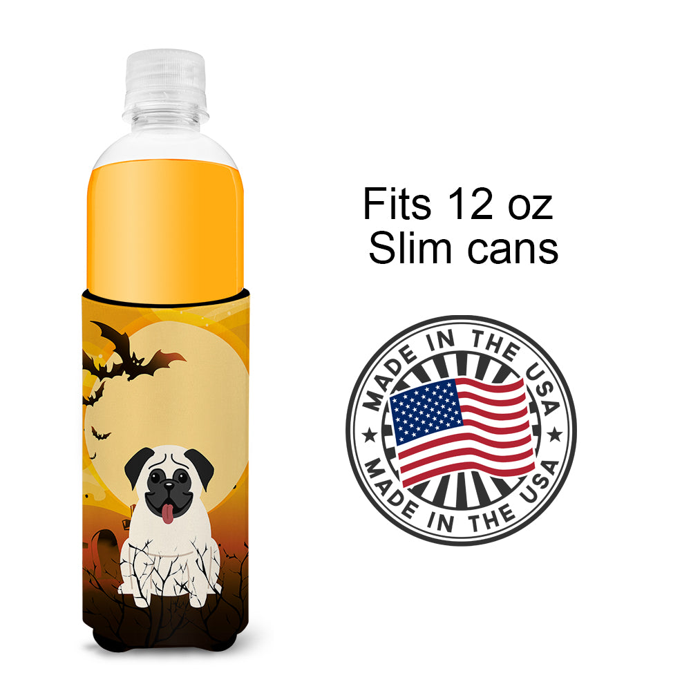 Halloween Pug Cream  Ultra Hugger for slim cans BB4270MUK  the-store.com.