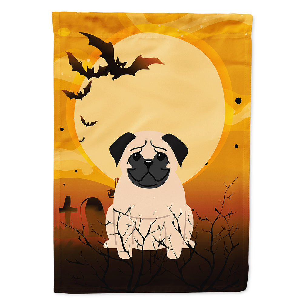 Halloween Pug Fawn Flag Canvas House Size BB4274CHF