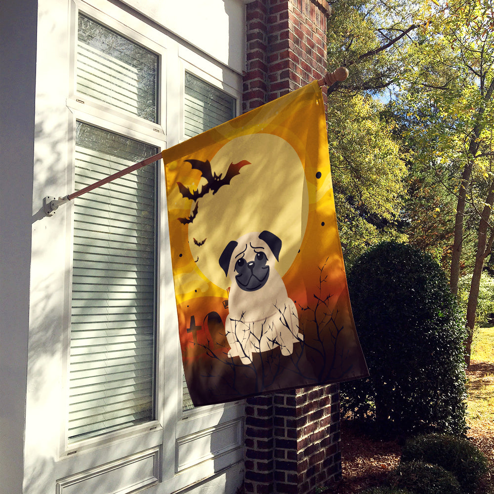 Halloween Pug Fawn Flag Canvas House Size BB4274CHF