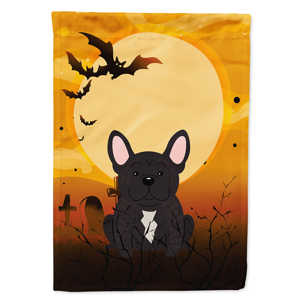 Halloween French Bulldog Brindle Flag Canvas House Size BB4275CHF  the-store.com.