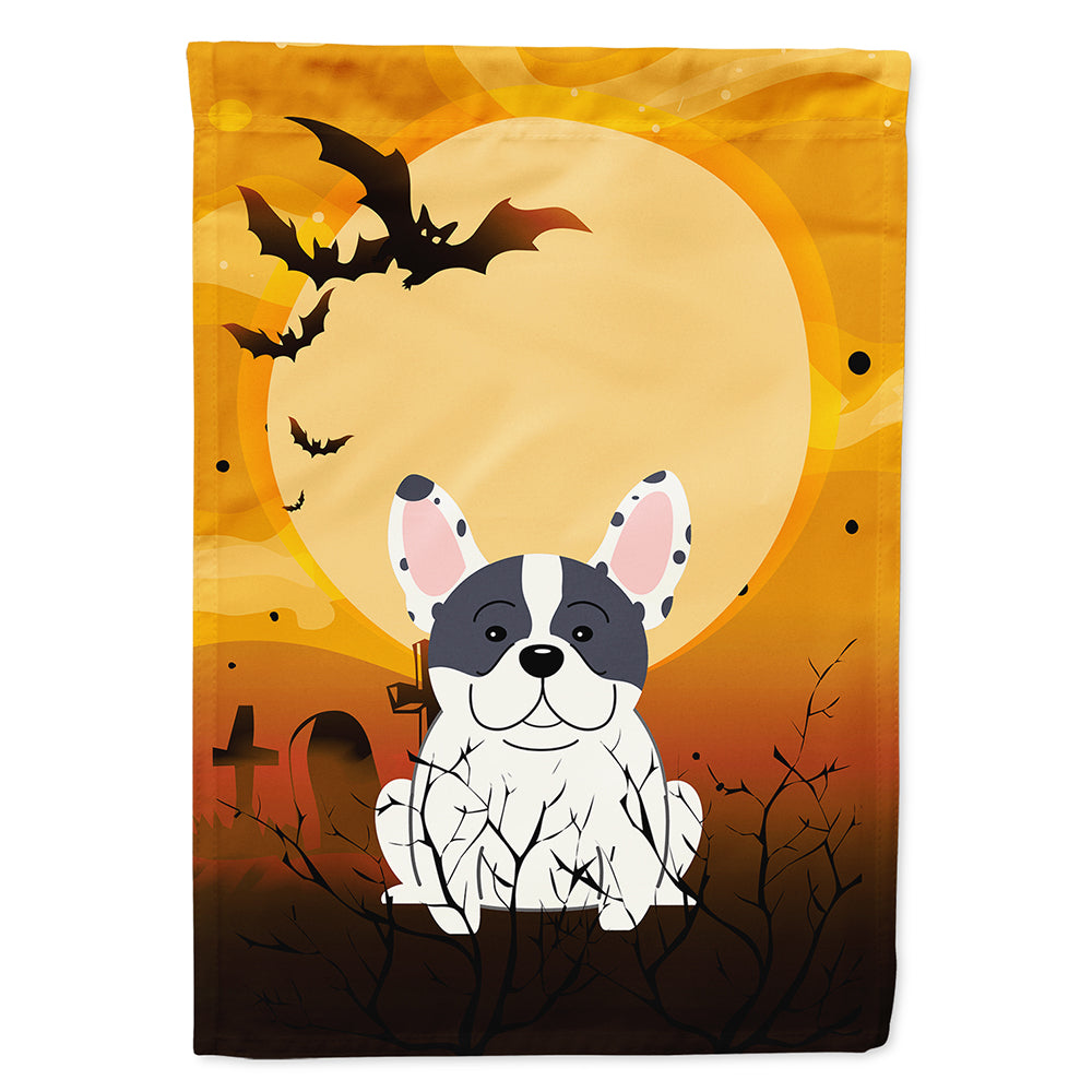 Halloween French Bulldog Piebald Flag Canvas House Size BB4277CHF