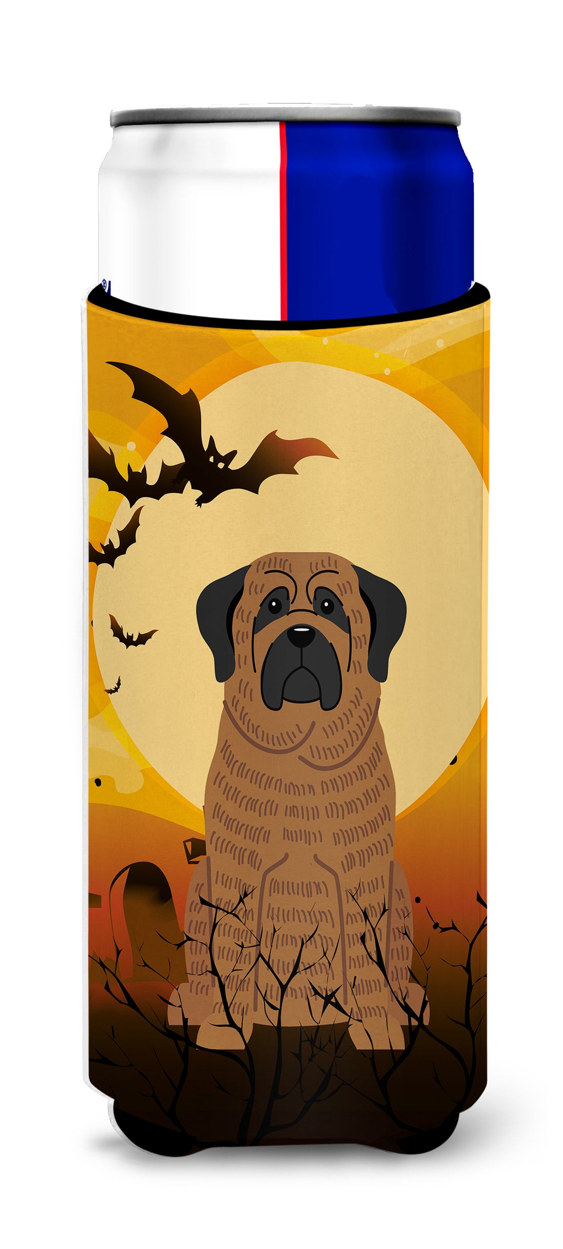 Halloween Mastiff Brindle  Ultra Hugger for slim cans BB4281MUK  the-store.com.